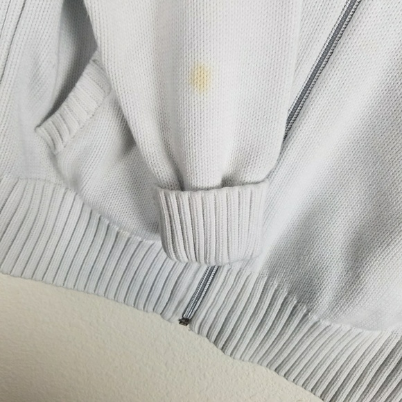 Ralph Lauren Golf Zip Up Cardigan White Size L - Picture 6 of 7